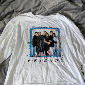 •FRIENDS white long sleeve•